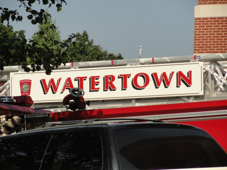 Watertown fire ladder cropped