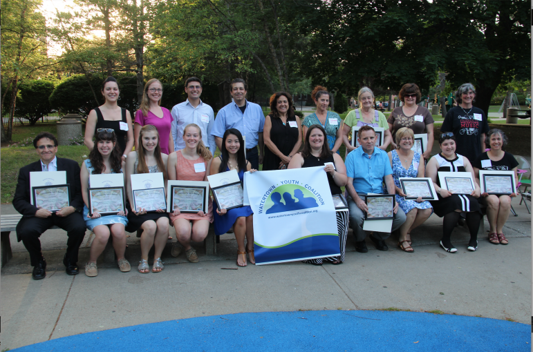 Winners of the Community Spirit Awards presented by the Watertown Youth Coalition.