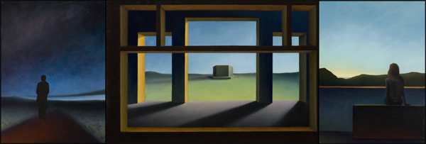 Marc Morin's "House," an oil on canvas, will be show at the Arsenal Center for the Arts' 30 Under 30 show.