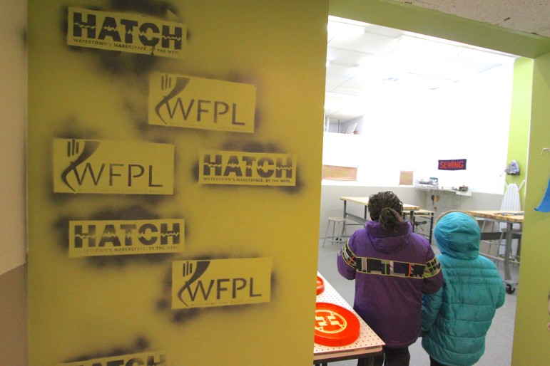 The Watertown Free Public Library opened the new makerspace - HATCH.