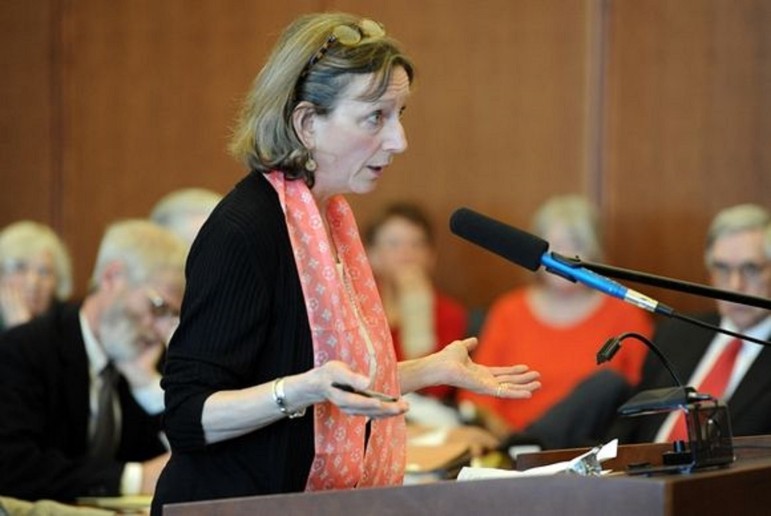 Watertown Citizen's forum on ending nuclear power features Diane Turco from Cape Downwinders.