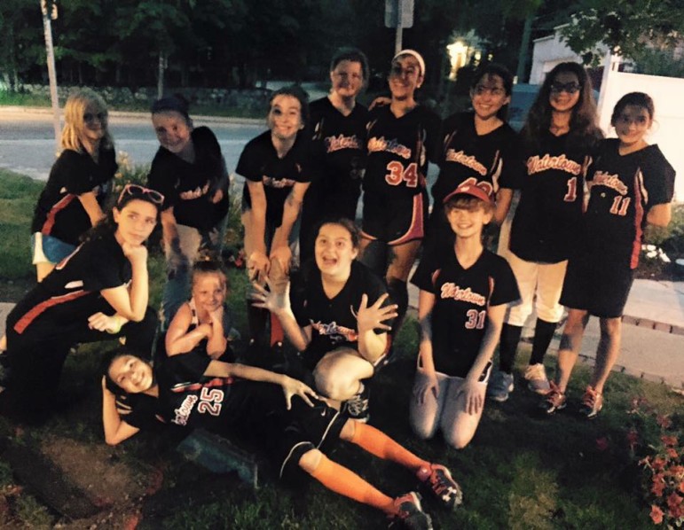 The 12U Watertown Summer Panthers celebrated their win over Waltham.
