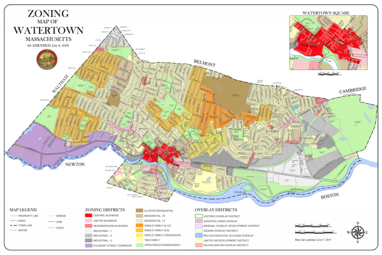 Watertown Zoning Map