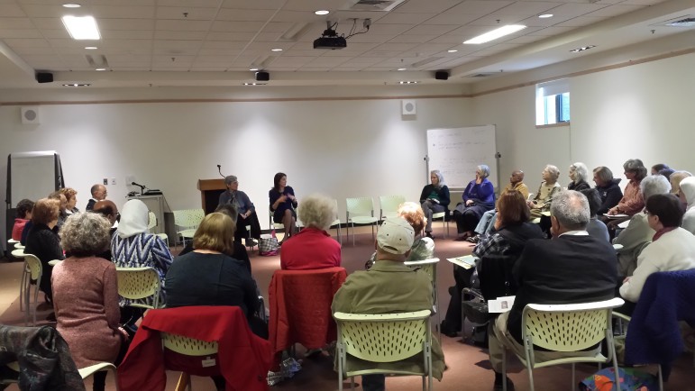 Watertown Residents gathered to discuss what to do about the Syrian Refugee Crisis.