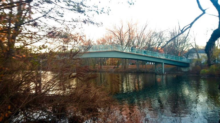 This pedestrian bridge over the Charles River will be replaced by the DCR next year.