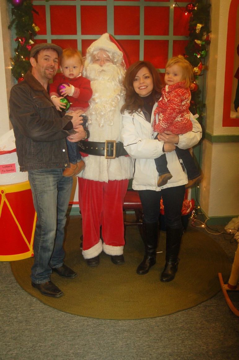 Santa Claus will pose with you and your family at the Watertown Mall.