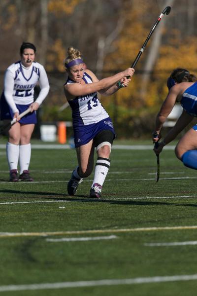 Stonehill College's Erika Kelly, a Watertown High grad, was named the NCAA Div. II Player of the Year.