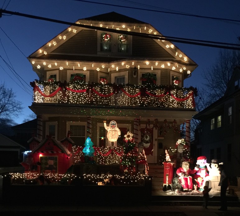 The home at 158-160 School Street won the Watertown Holiday Decorations and Lights Contest.