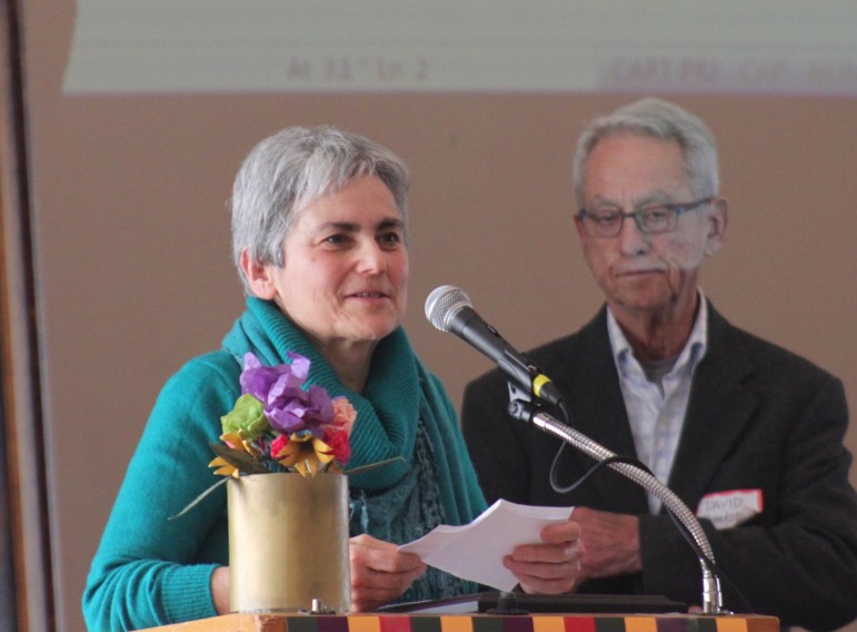 Sue-Ellen Hershman-Tcherepnin, the winner of the 2016 Unity Award.