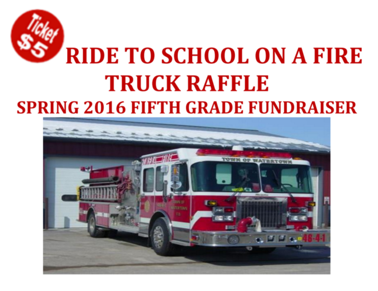 Hosmer Fire Truck Raffle