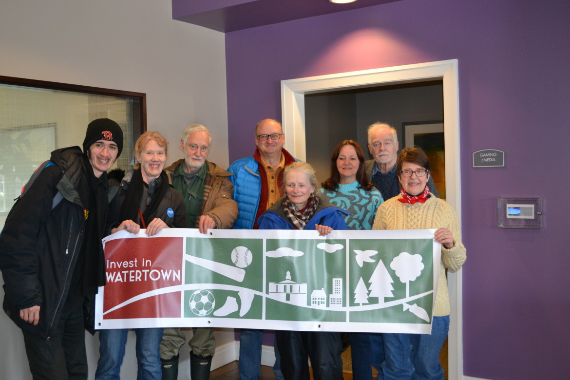 The members of Invest in Watertown who seek to put the Community Preservation Act on the Watertown ballot this fall. 