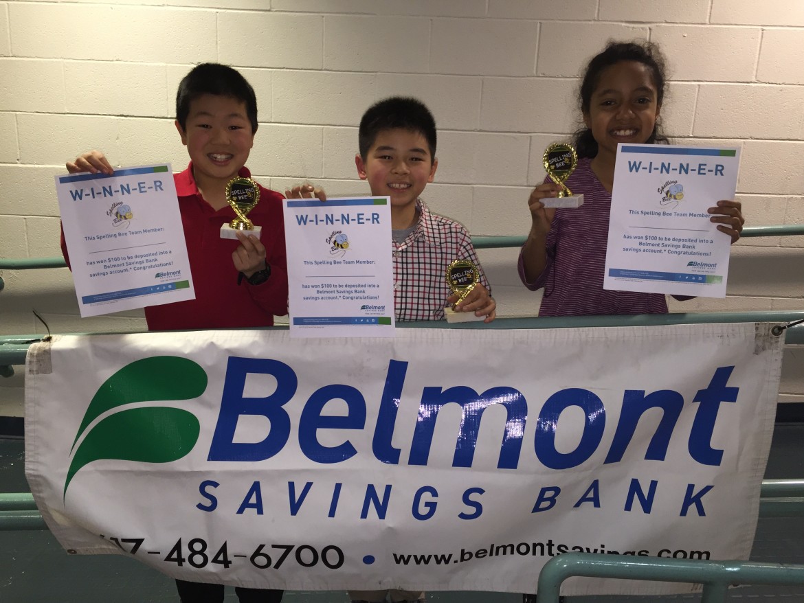 The Terriers were the fifth grade winning team in the Town-wide Spelling Bee. 