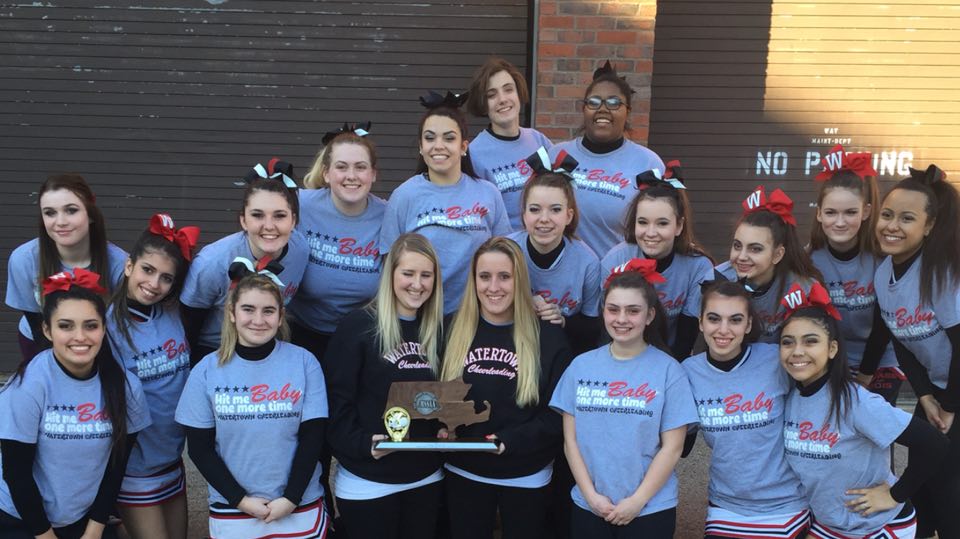 The Watertown Varsity Cheerleaders made it to states for the first time in many years.