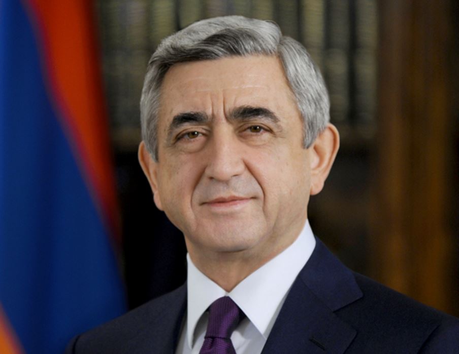 Armenian President Serzh Sargsyan