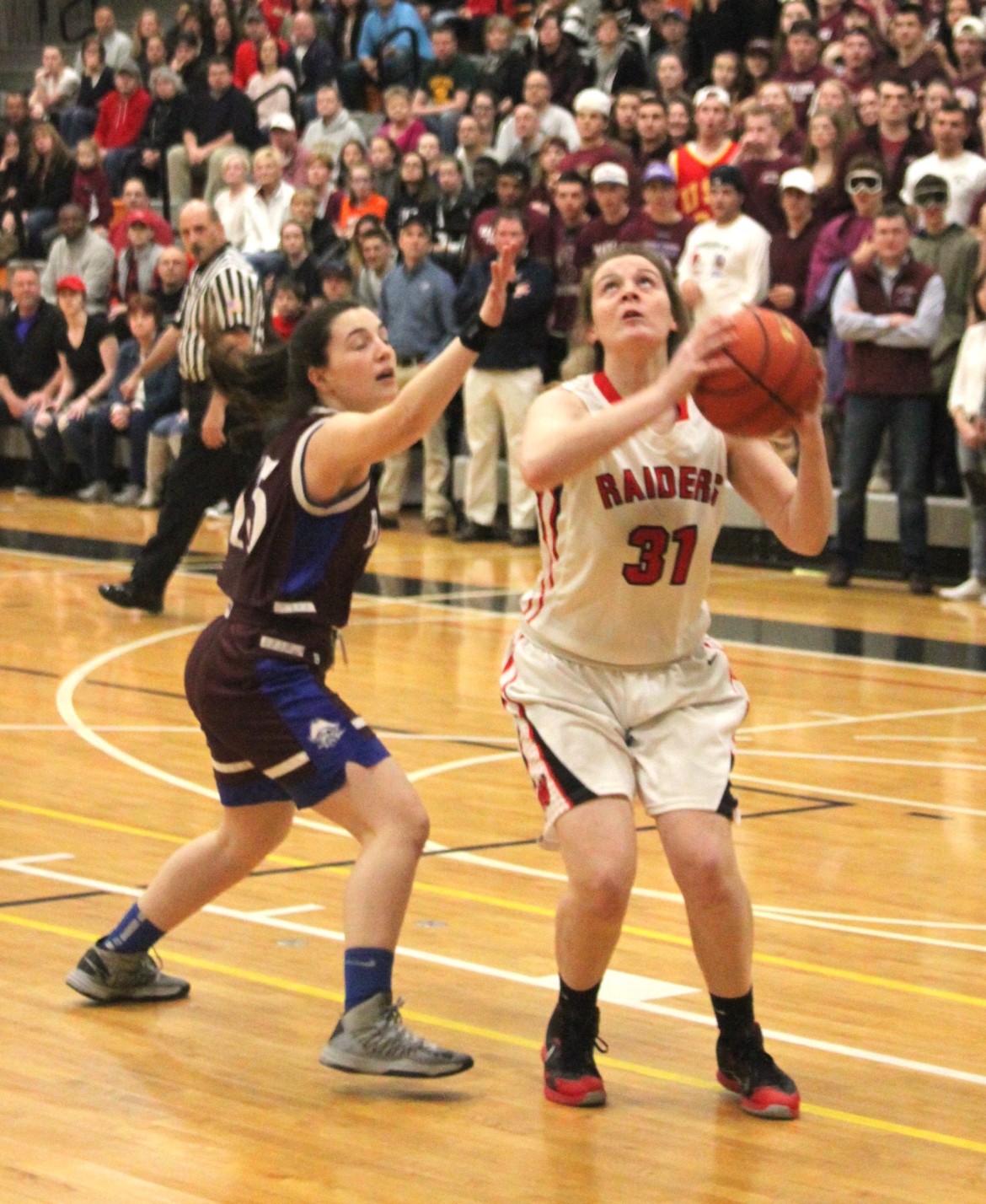 Katelyn Rourke scored 12 points for Watertown in the North Section final victory over Belmont.