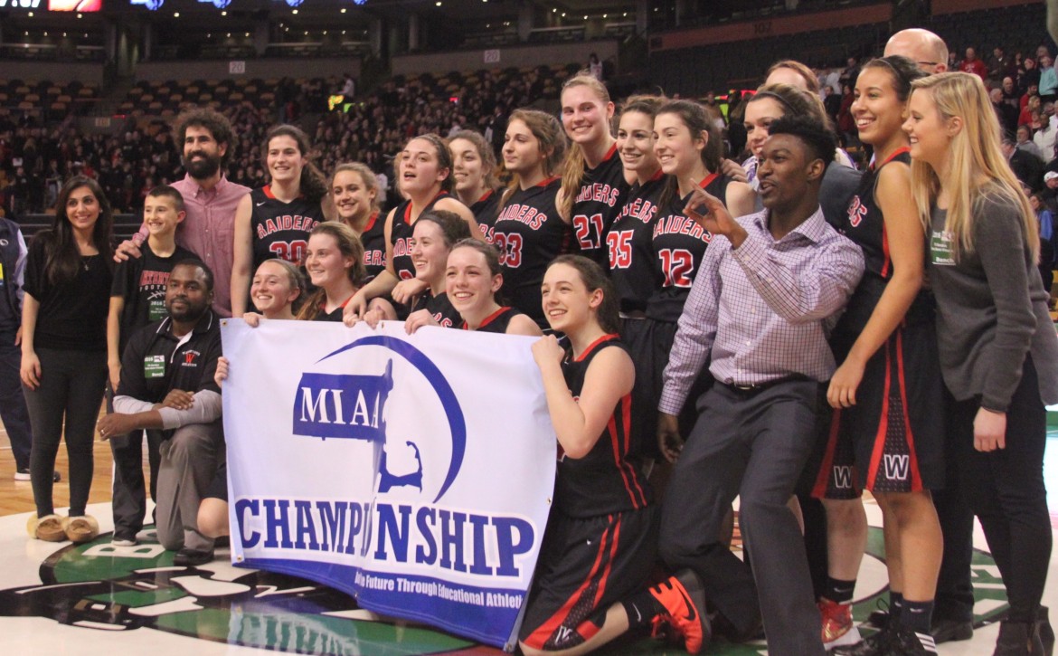 The Watertown girls basketball team is heading to the state final after beating Oliver Ames in the state semi at the TD Garden.