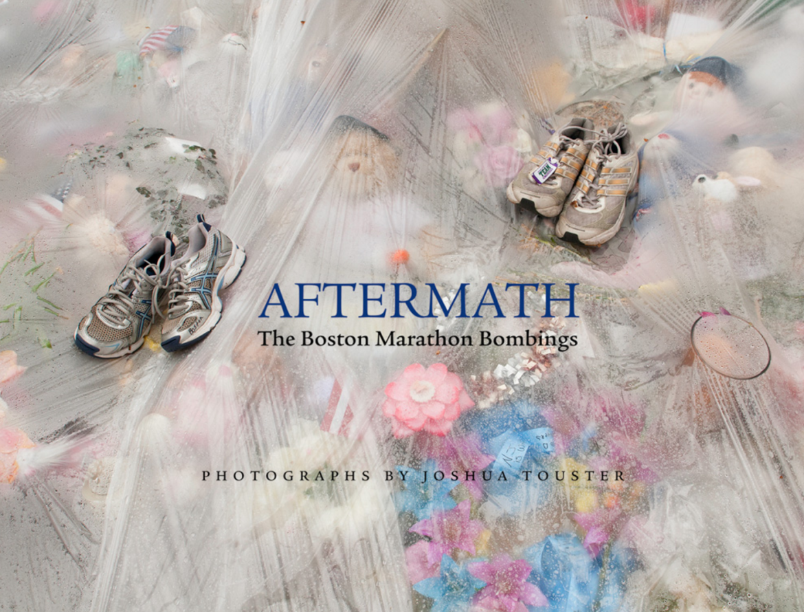 The cover of "Aftermath" by Watertown photographer Joshua Touster. He hopes to get copies in libraries and schools around Massachusetts.