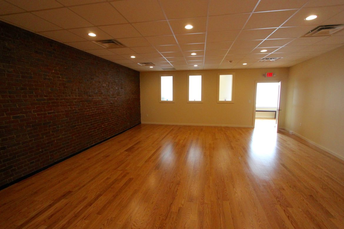 The studio at Simply Yoga was built in a former Asian Restaurant.