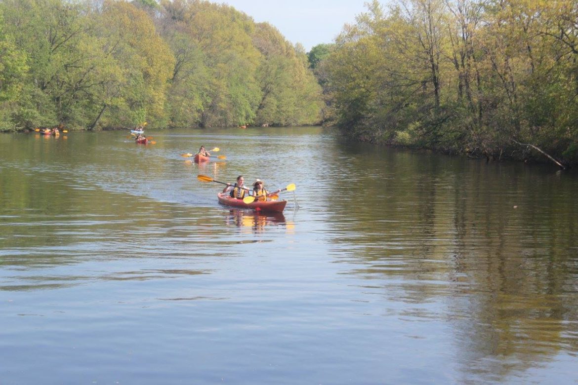 Kayakers hit the Charles River Saturday thanks to a joint effort by the Watertown Recreation Department and Live Well Watertown.