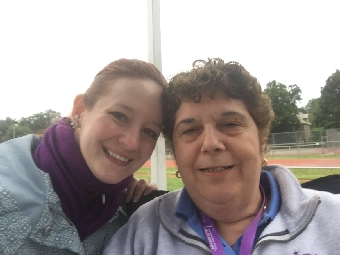 Watertown Rotary Secretary Debbie Boyajian, right, raised more than $1,000 for the Relay for Life. She is shown here with President Lilia Weisfeldt.