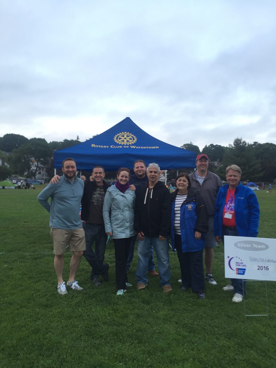 Watertown Rotarians donated nearly $5,000 to the Relay for Life in 2016.