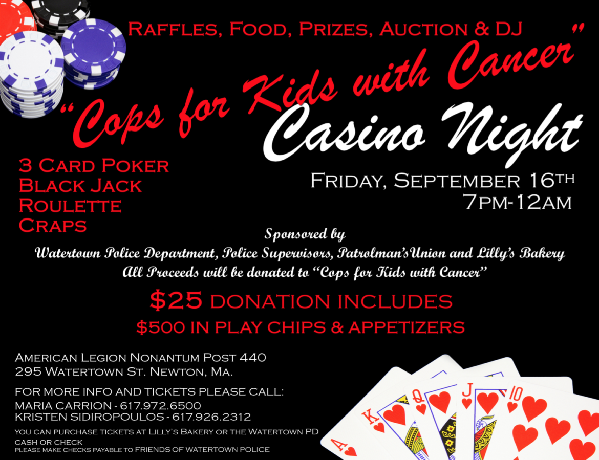 Casino night, Cops for Kids with Cancer
