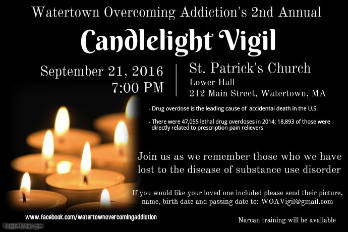 Watertown Overcoming Addiction Vigil