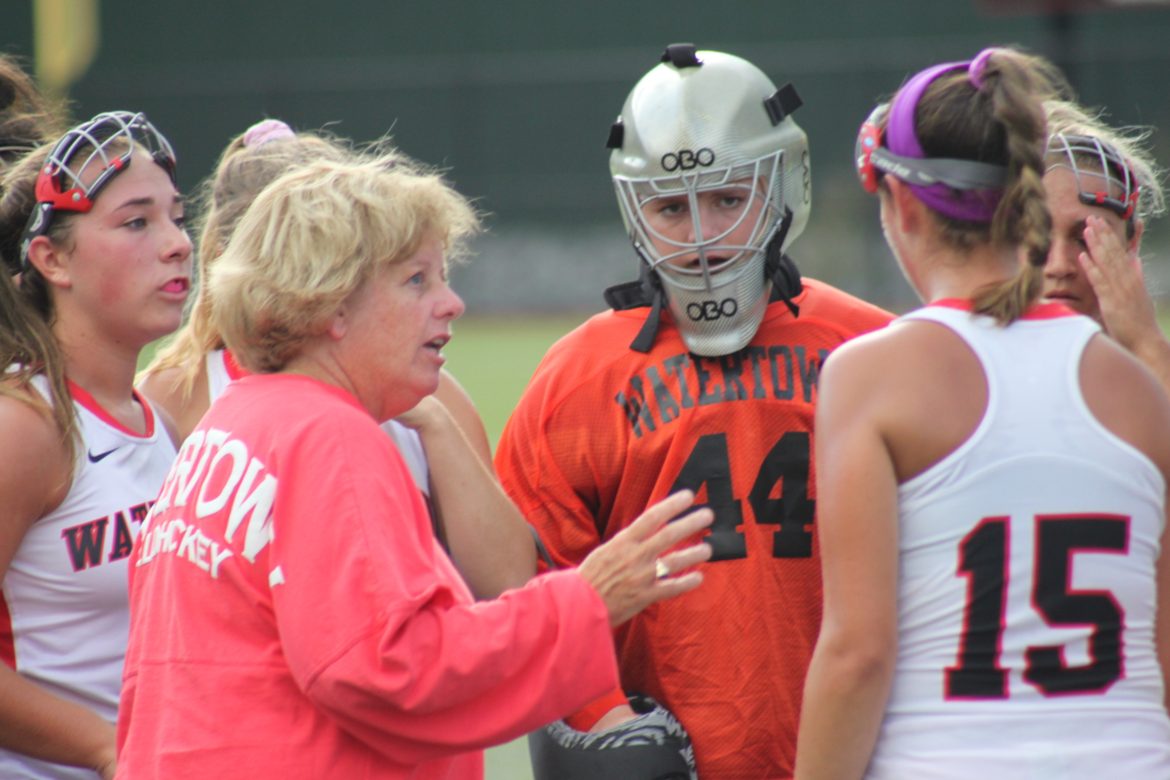 Watertown field hockey coach Eileen Donahue.