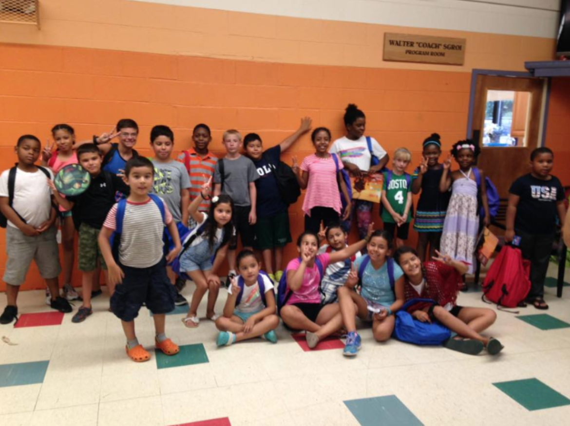 Members of the Watertown Boys & Girls Club received backpacks filled with supplies to get ready for the start of school.