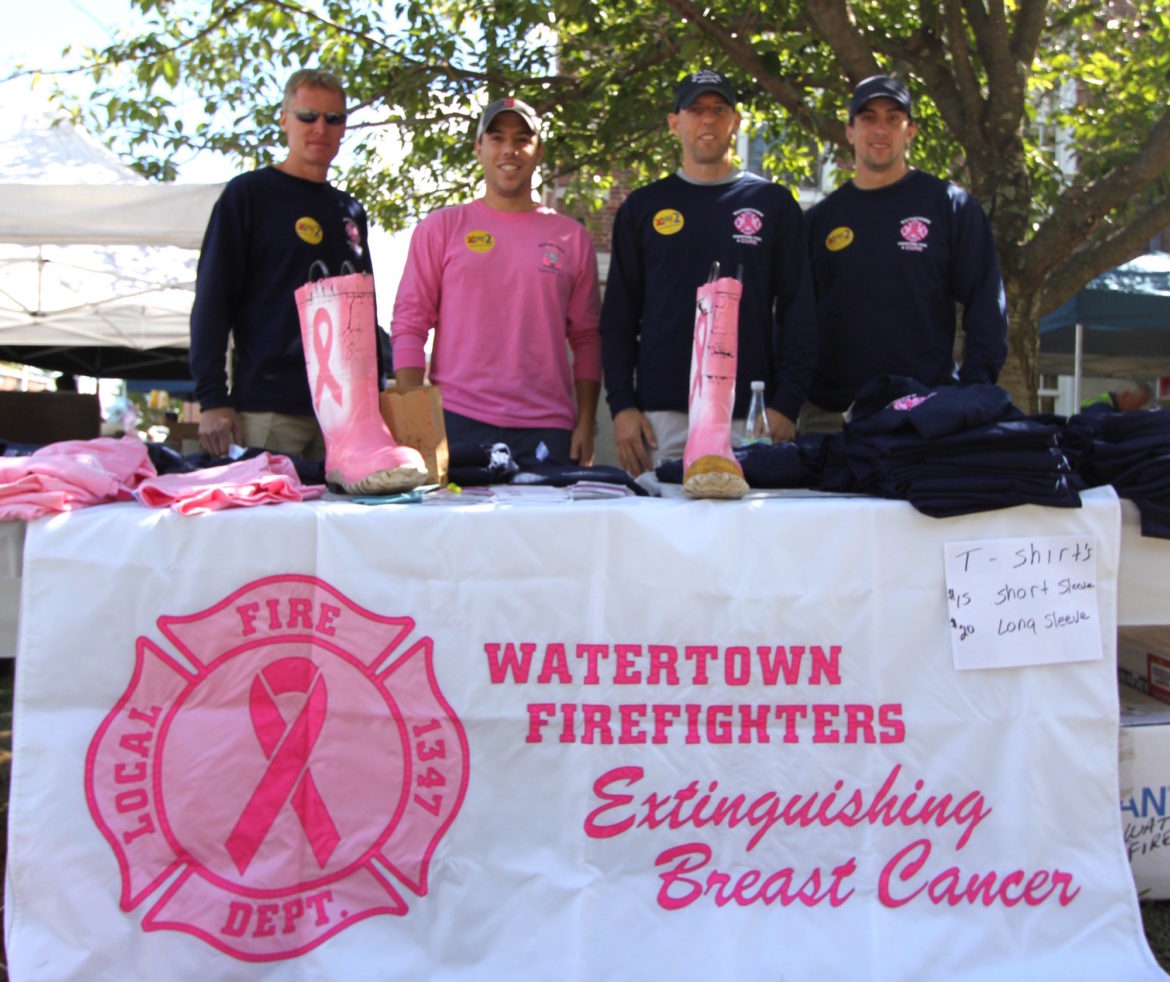 Watertown Firefighters are raising money for Breast Cancer patients by selling T-shirts. 
