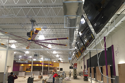 The Watertown Planet Fitness will have plenty of space for working out. 
