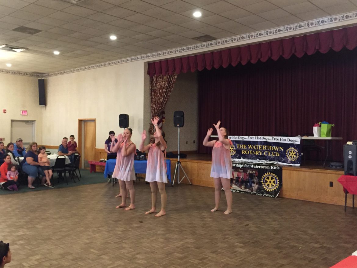 Seniors were entertained by performers from Maria's School of Dance, along with a DJ.