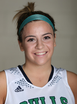 Gabriella Coppola, a WHS grad, plays guard for Endicott College's women's basketball team.