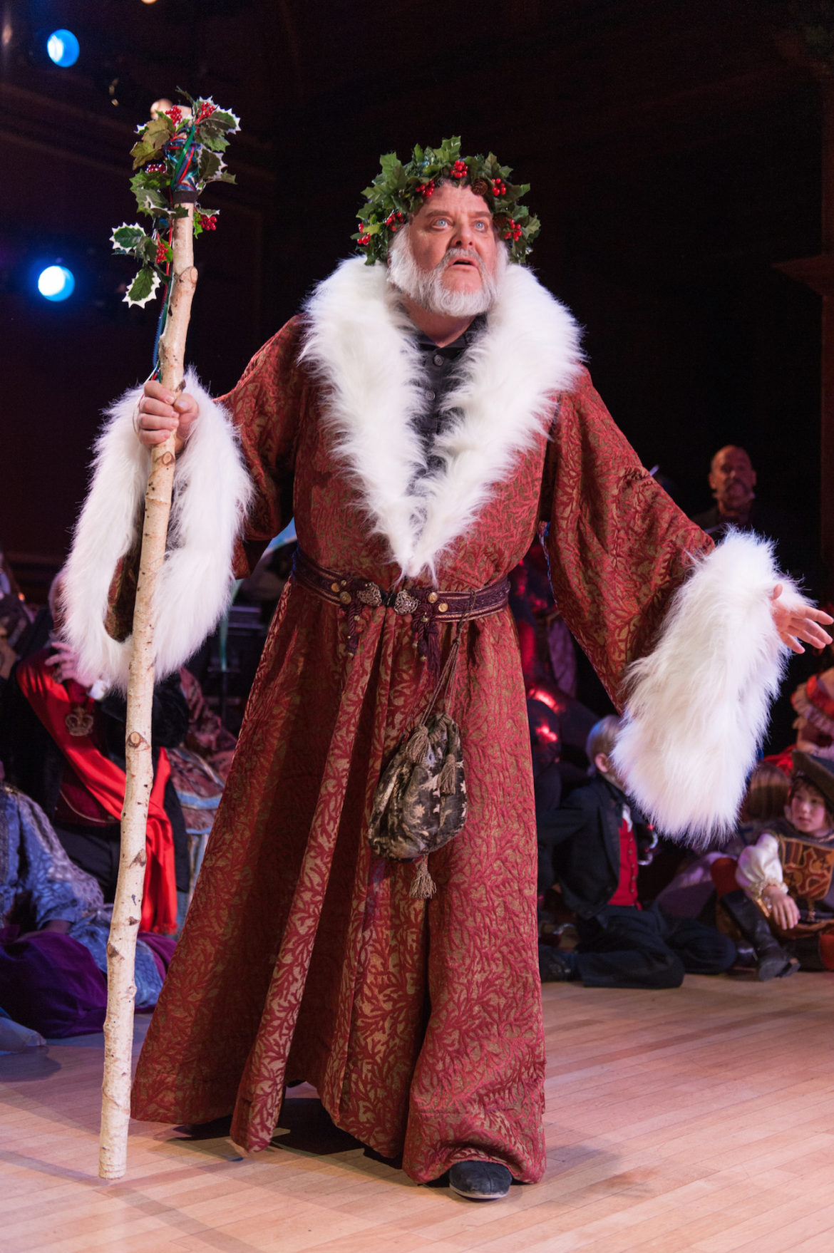 Come see Father Christmas at the Revels' Twelfth Night Celebration.