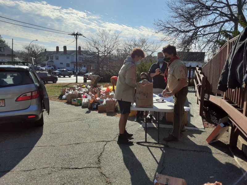 Watertown Scouts Collecting Items for Watertown Food Pantry Watertown